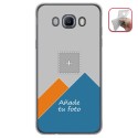 Personaliza tu Funda Gel Silicona Transparente con tu Fotografia para Samsung Galaxy J7 (2016) Dibujo Personalizada