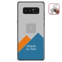 Personaliza tu Funda Gel Silicona Transparente con tu Fotografia para Samsung Galaxy Note 8 Dibujo Personalizada