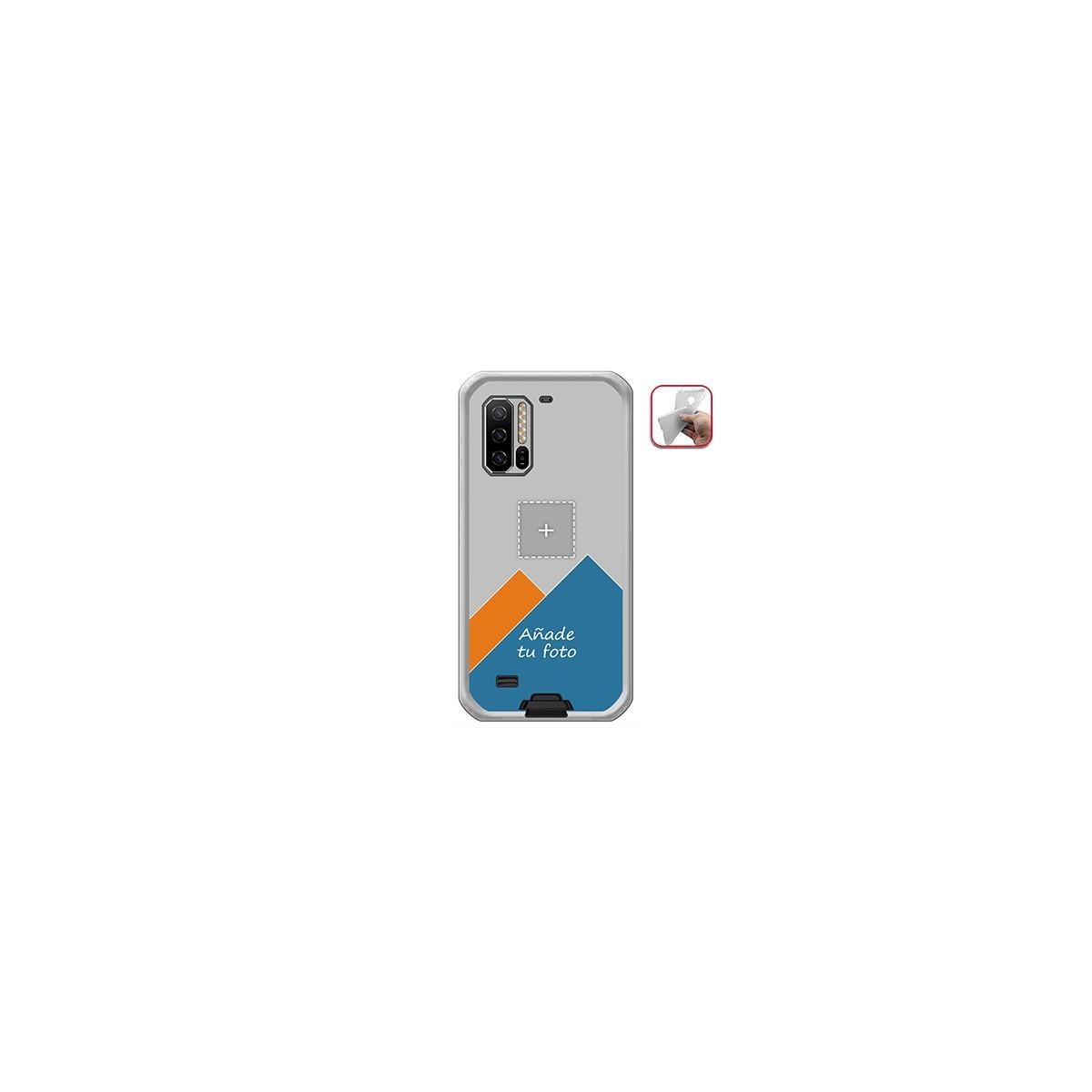 Personaliza tu Funda Gel Silicona Transparente con tu Fotografia para Ulefone Note 7 Dibujo Personalizada
