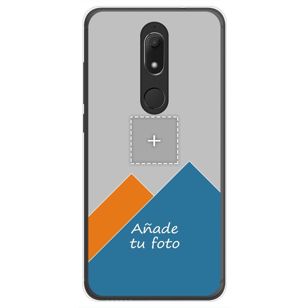 Personaliza tu Funda Gel Silicona Transparente con tu Fotografia para WIKO View Prime Dibujo Personalizada