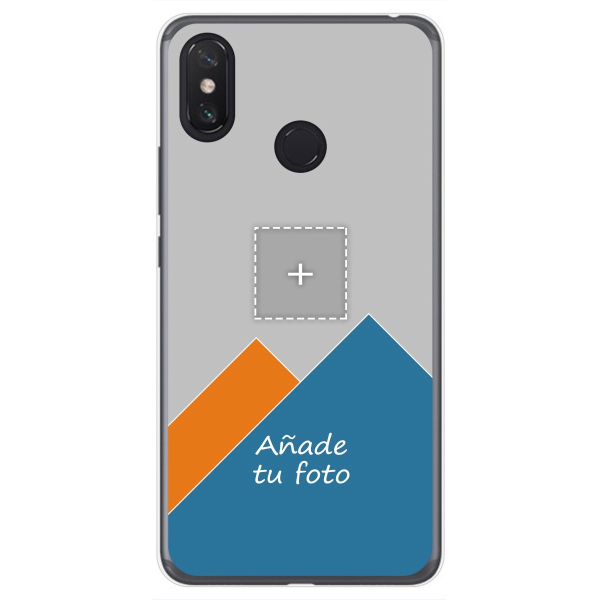 Personaliza tu Funda Gel Silicona Transparente con tu Fotografia para Xiaomi Mi Max 3 Dibujo Personalizada