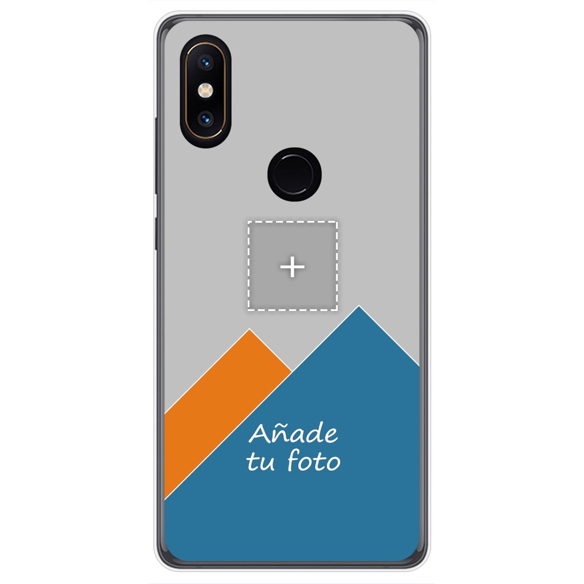 Personaliza tu Funda Gel Silicona Transparente con tu Fotografia para Xiaomi Mi Mix 2S Dibujo Personalizada