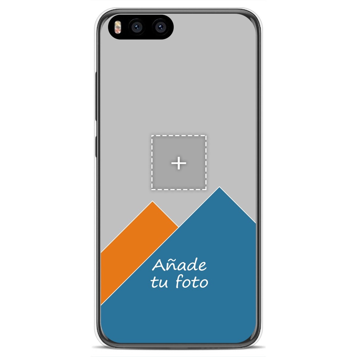 Personaliza tu Funda Gel Silicona Transparente con tu Fotografia para XIAOMI MI6 Dibujo Personalizada