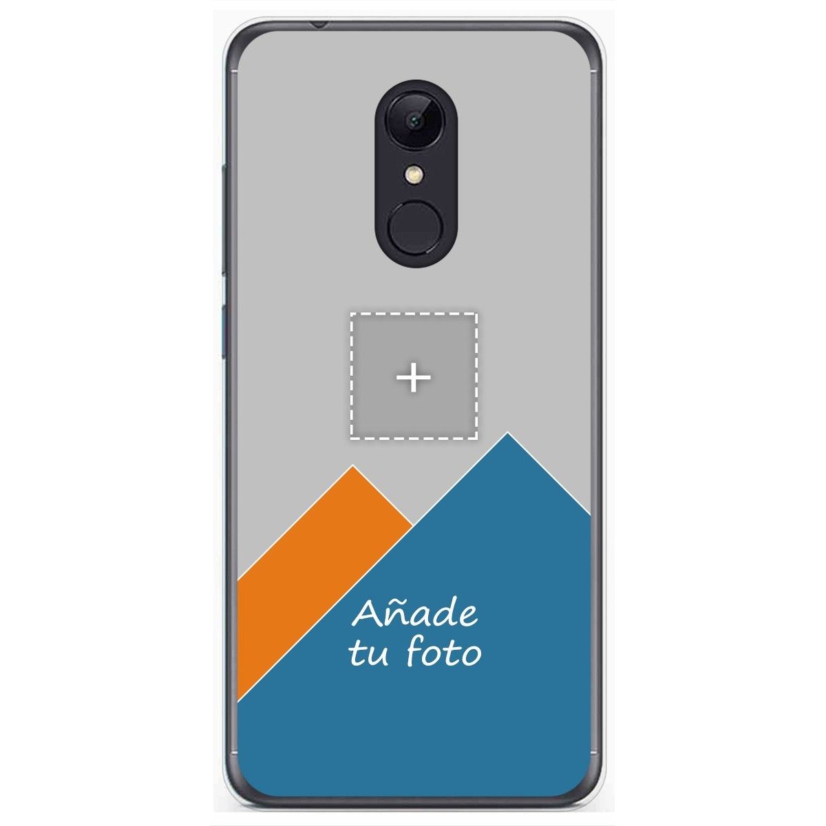Personaliza tu Funda Gel Silicona Transparente con tu Fotografia para Xiaomi Redmi 5 Plus Dibujo Personalizada