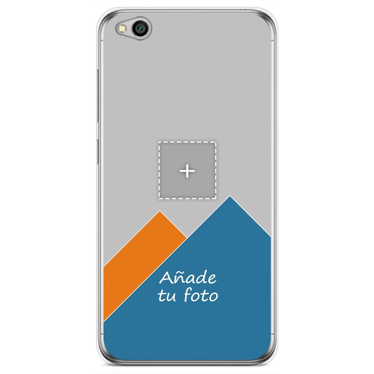 Personaliza tu Funda Gel Silicona Transparente con con tu Fotografia para Xiaomi Redmi 5A Dibujo Personalizada