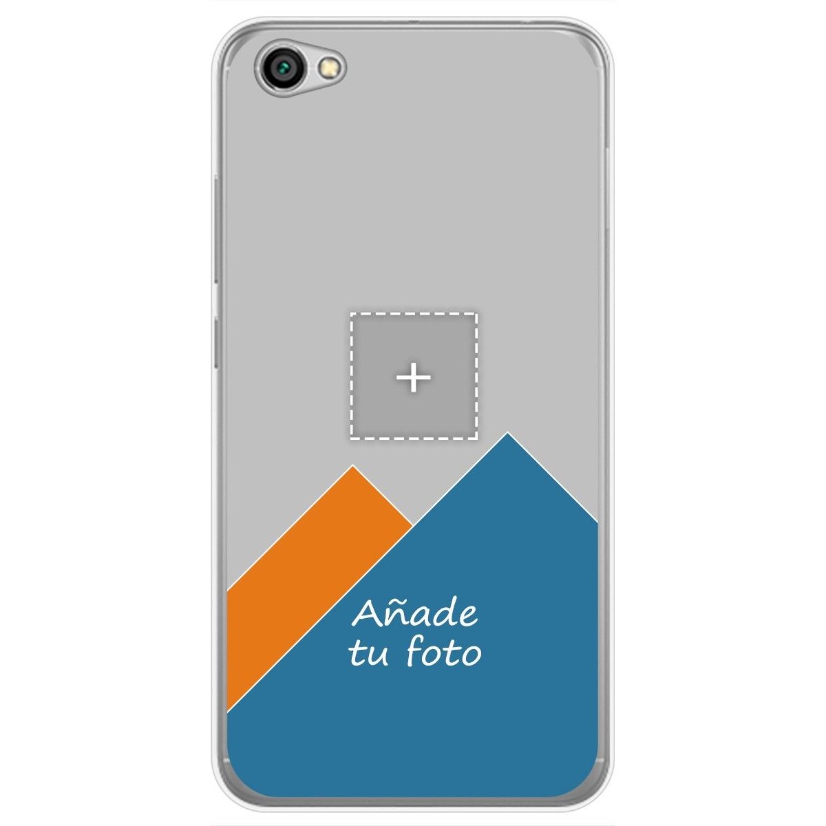 Personaliza tu Funda Gel Silicona Transparente con tu Fotografia para XIAOMI REDMI Note 5A Dibujo Personalizada