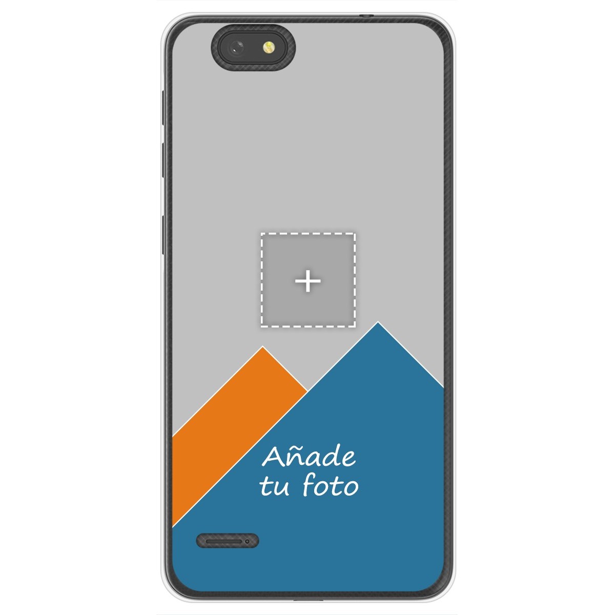 Personaliza tu Funda Gel Silicona Transparente con tu Fotografia para Zte Blade A330 Dibujo Personalizada