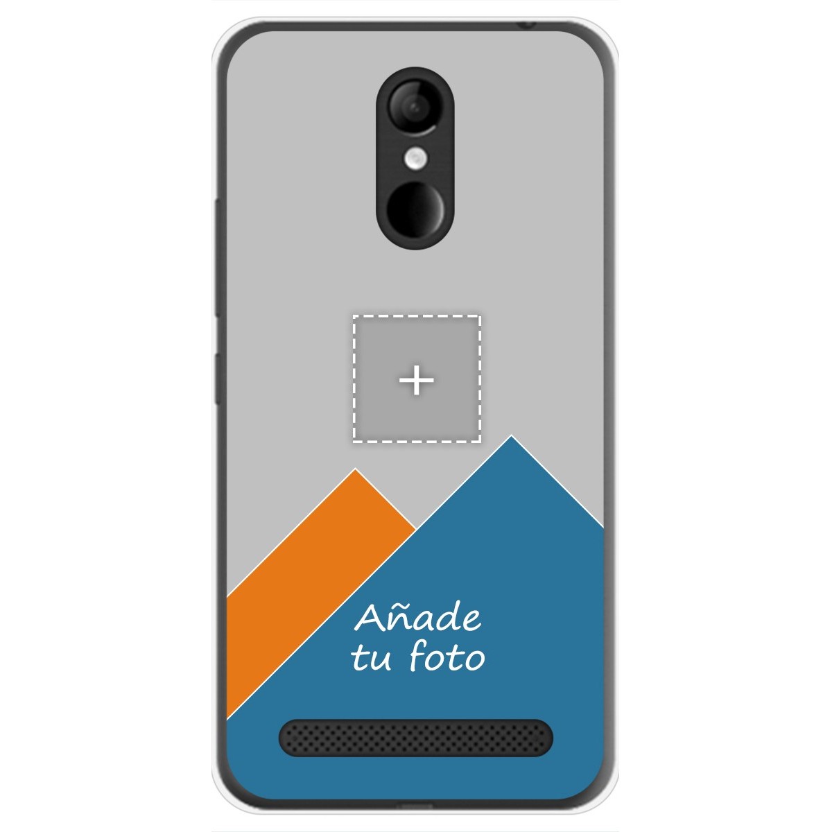 Personaliza tu Funda Gel Silicona Transparente con tu Fotografia para Zte Blade A602 Dibujo Personalizada