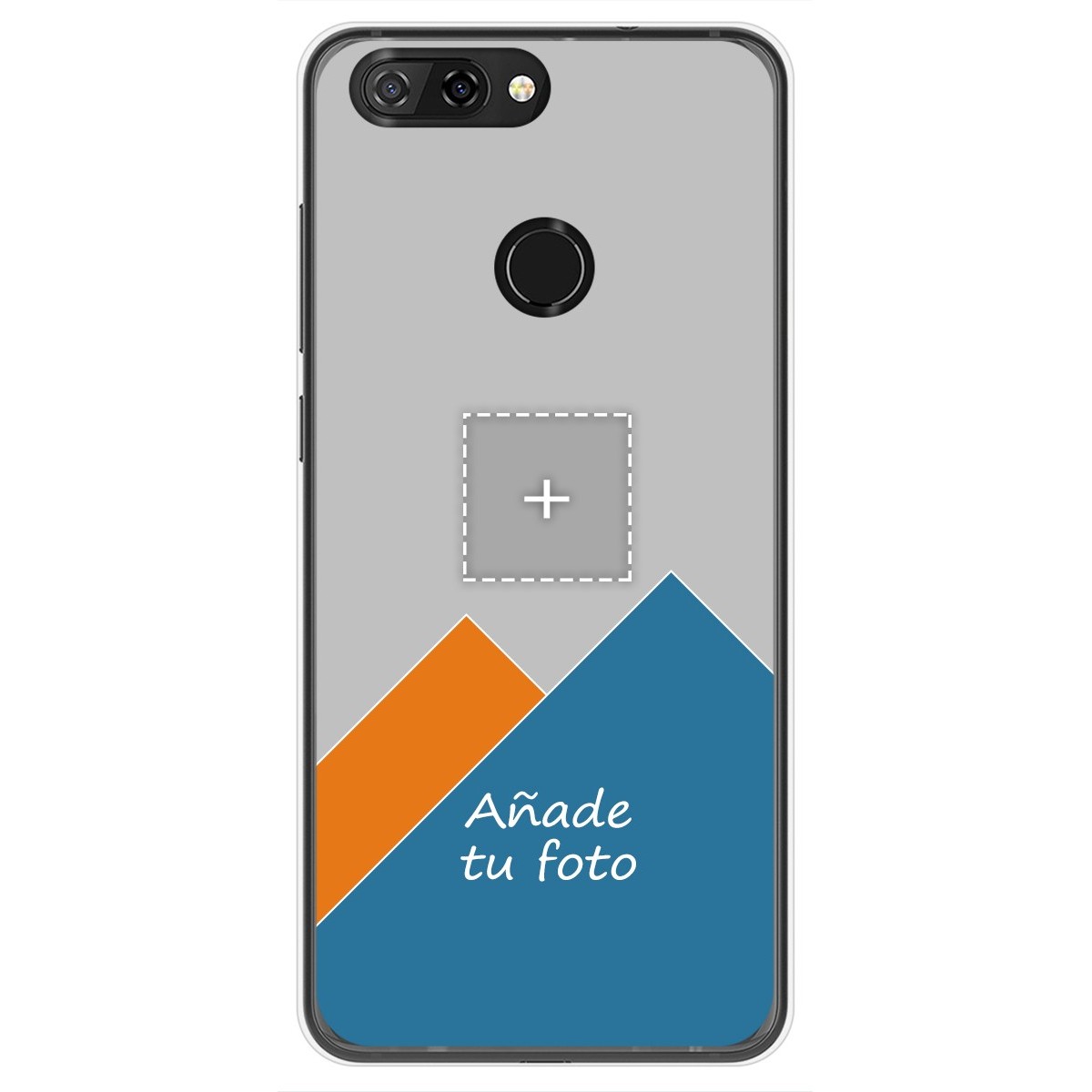 Personaliza tu Funda Gel Silicona Transparente con tu Fotografia para Zte Blade V9 Dibujo Personalizada