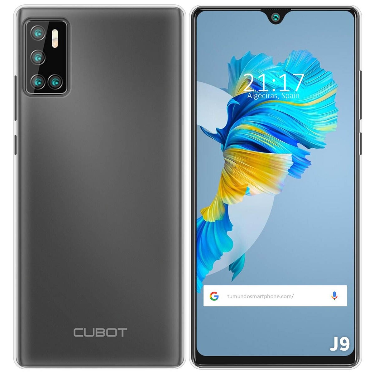 Funda Silicona Gel TPU Transparente para Cubot J9