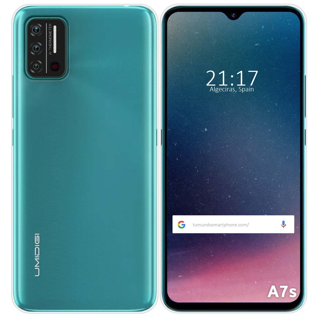 Funda Silicona Gel TPU Transparente para Umidigi A7S