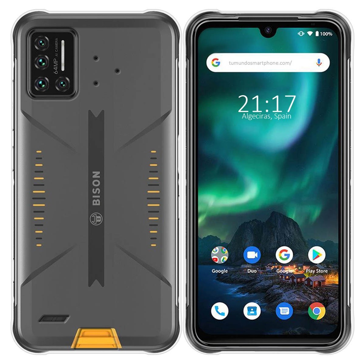 Funda Silicona Gel TPU Transparente para Umidigi Bison