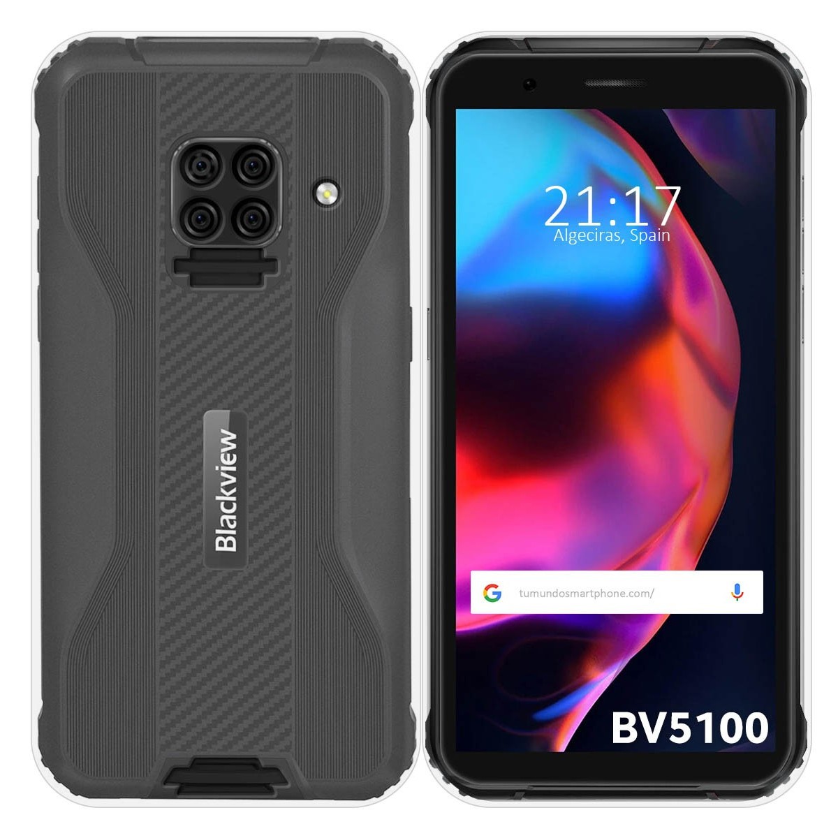 Funda Silicona Gel TPU Transparente para Blackview BV5100 / BV5100 Pro