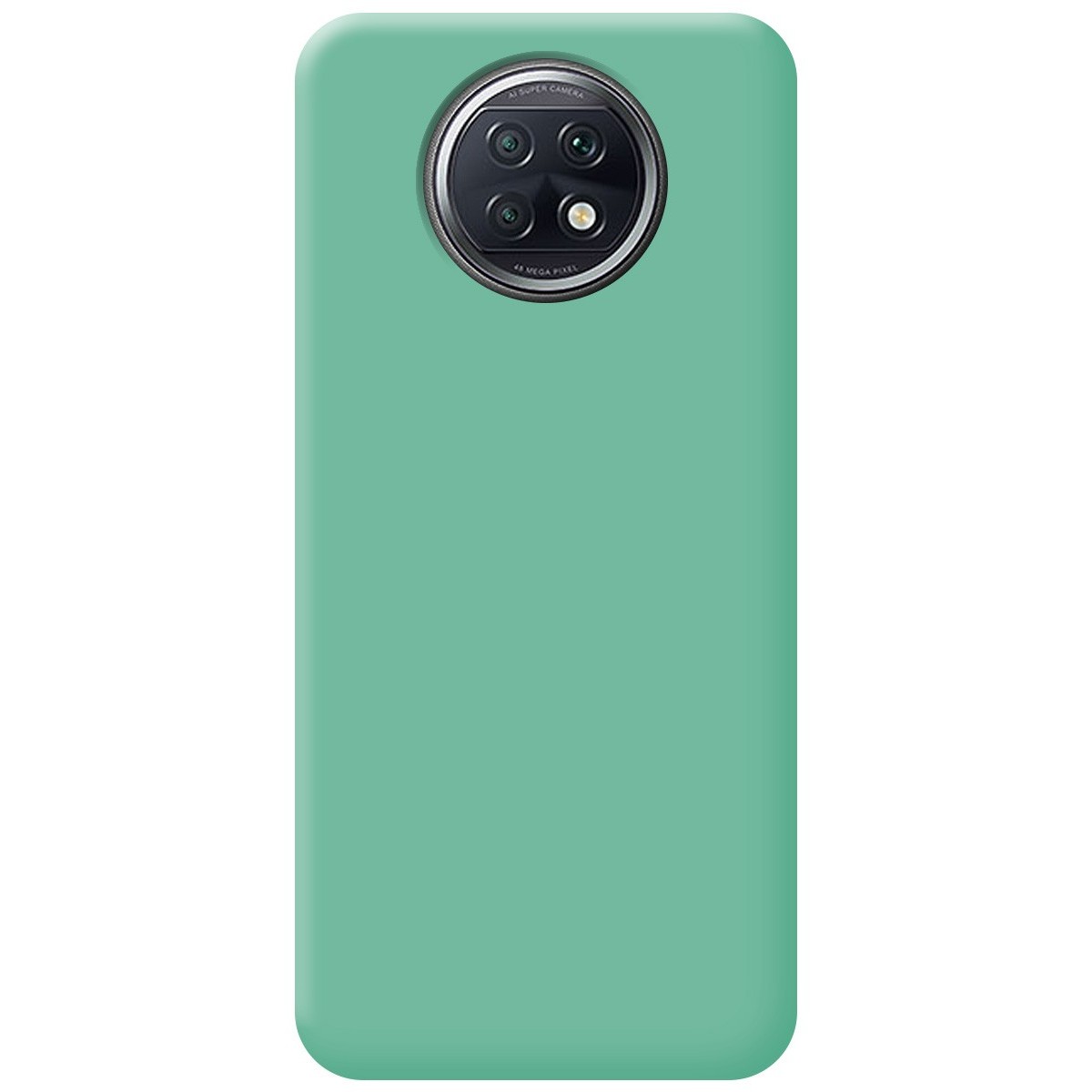Funda Silicona Líquida Ultra Suave para  Xiaomi Redmi Note 9T 5G color Verde