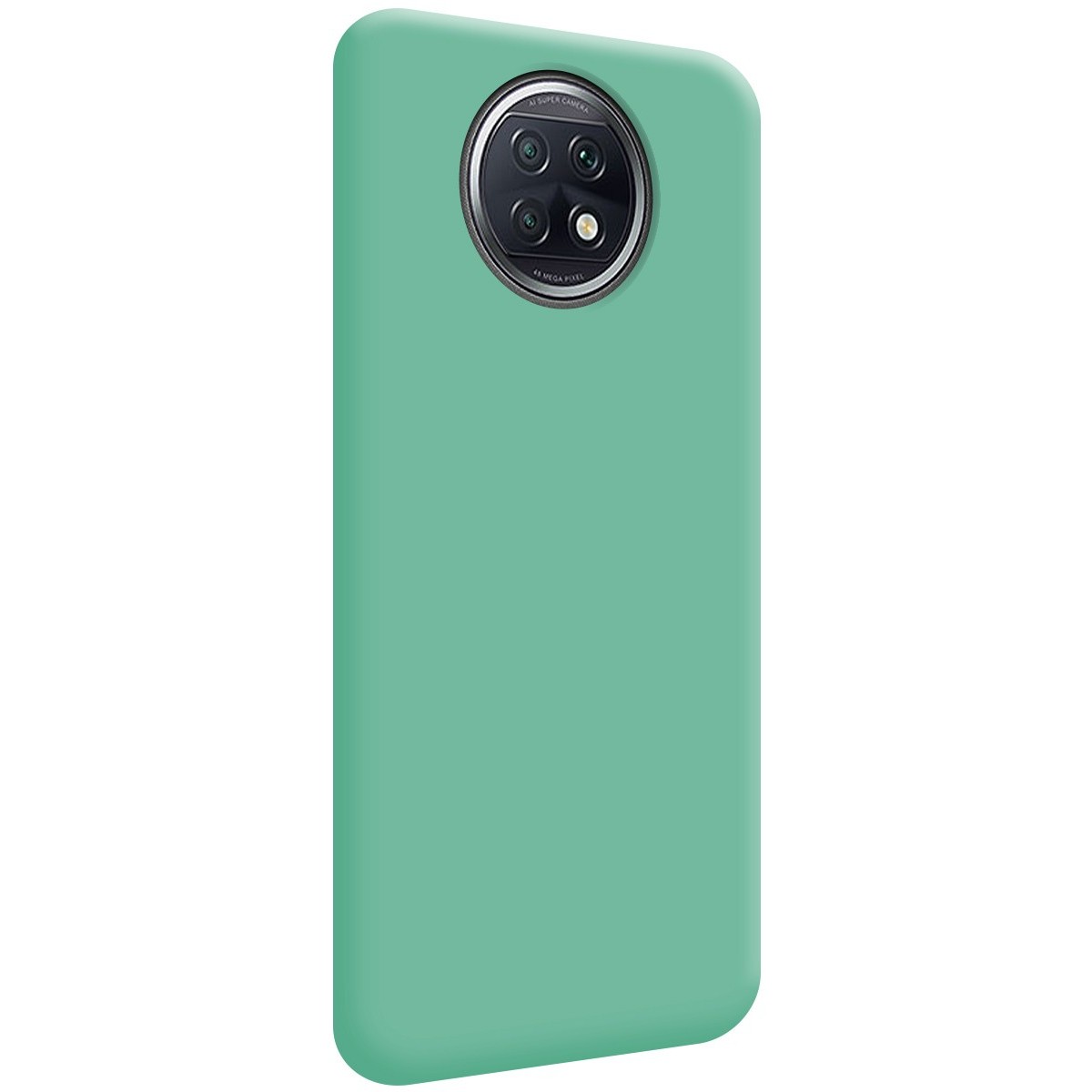 Funda Silicona Líquida Ultra Suave para  Xiaomi Redmi Note 9T 5G color Verde