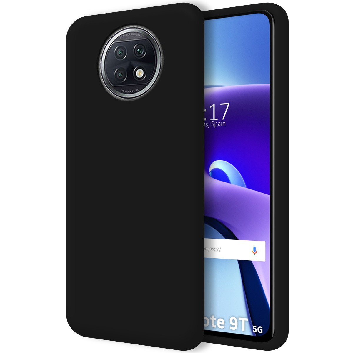 Comprar Funda silicona gel Xiaomi Redmi Note 9 Negra ✓ · MaxMovil