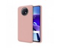 Funda Silicona Líquida Ultra Suave para  Xiaomi Redmi Note 9T 5G color Rosa