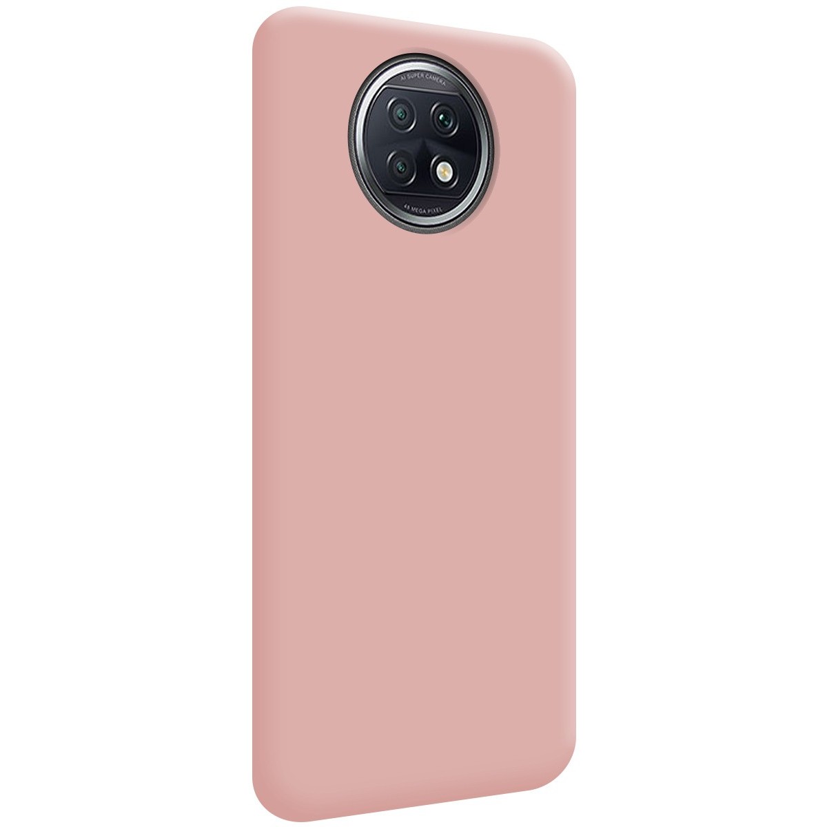 Funda Silicona Líquida Ultra Suave para  Xiaomi Redmi Note 9T 5G color Rosa
