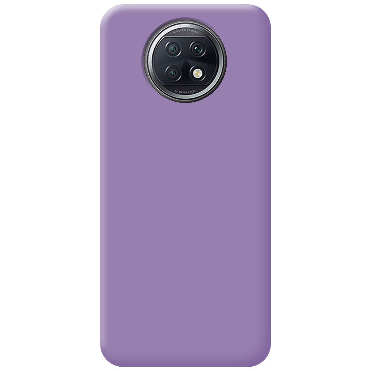 Funda Silicona Líquida Ultra Suave para  Xiaomi Redmi Note 9T 5G color Morada