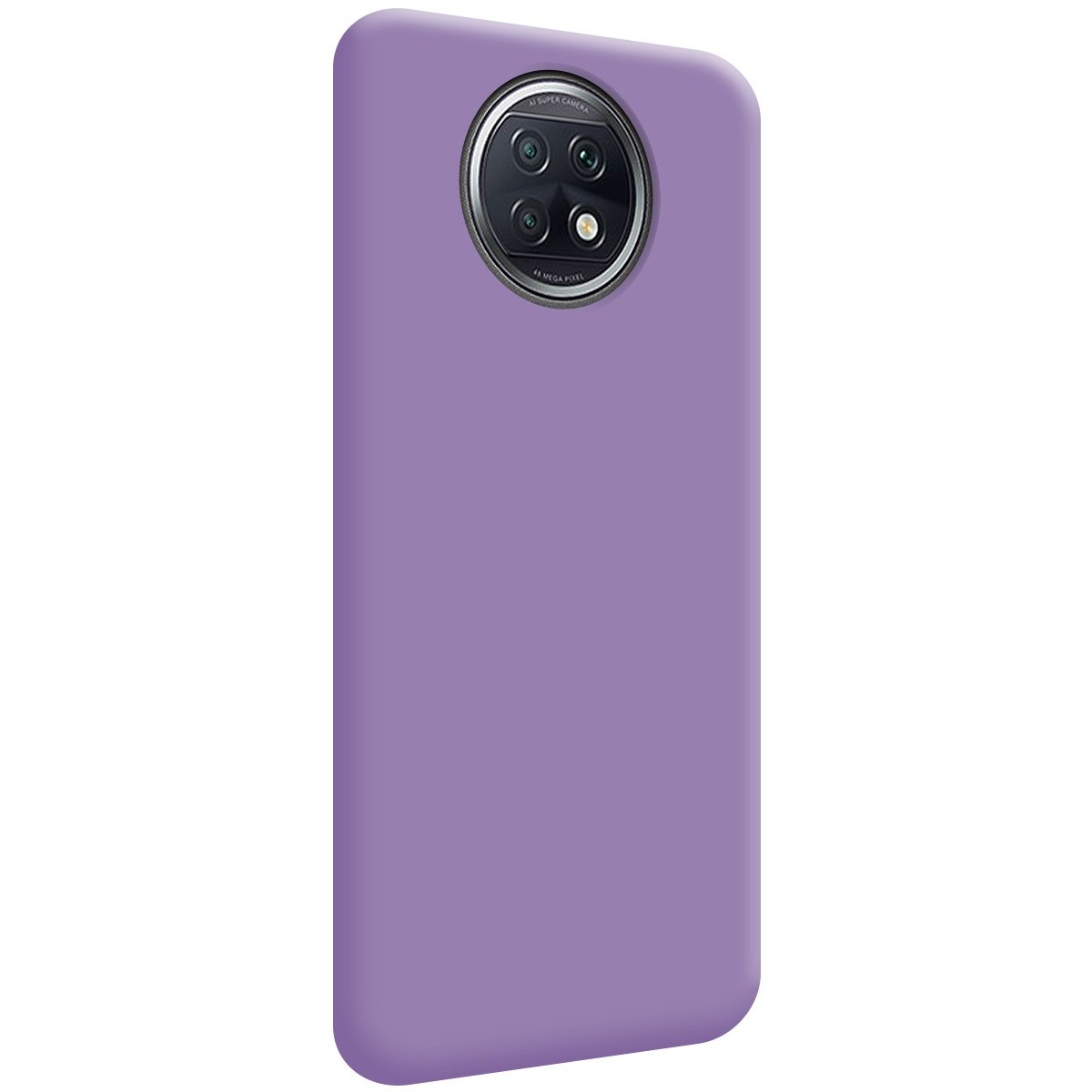 Funda Silicona Líquida Ultra Suave para  Xiaomi Redmi Note 9T 5G color Morada