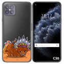 Funda Gel Transparente para Cubot C30 diseño Bufalo Dibujos