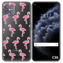 Funda Gel Transparente para Cubot C30 diseño Flamenco Dibujos