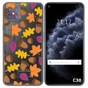 Funda Gel Transparente para Cubot C30 diseño Otoño Dibujos
