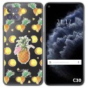 Funda Gel Transparente para Cubot C30 diseño Piña Dibujos