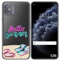 Funda Gel Transparente para Cubot C30 diseño Summer Dibujos