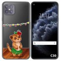 Funda Gel Transparente para Cubot C30 diseño Suricata Dibujos