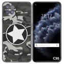 Funda Gel Tpu para Cubot C30 diseño Camuflaje 02 Dibujos