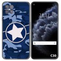 Funda Gel Tpu para Cubot C30 diseño Camuflaje 03 Dibujos