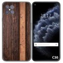 Funda Gel Tpu para Cubot C30 diseño Madera 05 Dibujos