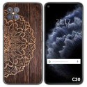 Funda Gel Tpu para Cubot C30 diseño Madera 06 Dibujos
