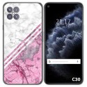 Funda Gel Tpu para Cubot C30 diseño Mármol 03 Dibujos