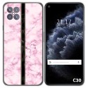 Funda Gel Tpu para Cubot C30 diseño Mármol 04 Dibujos