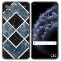 Funda Gel Tpu para Cubot C30 diseño Mármol 06 Dibujos