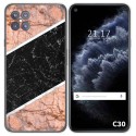 Funda Gel Tpu para Cubot C30 diseño Mármol 07 Dibujos