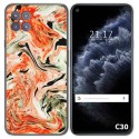 Funda Gel Tpu para Cubot C30 diseño Mármol 12 Dibujos