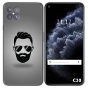 Funda Gel Tpu para Cubot C30 diseño Barba Dibujos