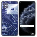 Funda Gel Tpu para Cubot C30 diseño Circuito Dibujos