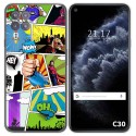 Funda Gel Tpu para Cubot C30 diseño Comic Dibujos