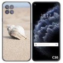 Funda Gel Tpu para Cubot C30 diseño Concha Dibujos