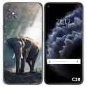 Funda Gel Tpu para Cubot C30 diseño Elefante Dibujos