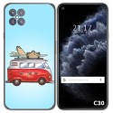 Funda Gel Tpu para Cubot C30 diseño Furgoneta Dibujos