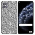 Funda Gel Tpu para Cubot C30 diseño Letras Dibujos