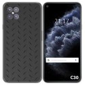 Funda Gel Tpu para Cubot C30 diseño Metal Dibujos