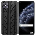 Funda Gel Tpu para Cubot C30 diseño Neumatico Dibujos