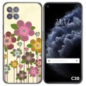 Funda Gel Tpu para Cubot C30 diseño Primavera En Flor Dibujos