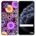 Funda Gel Tpu para Cubot C30 diseño Radial Dibujos